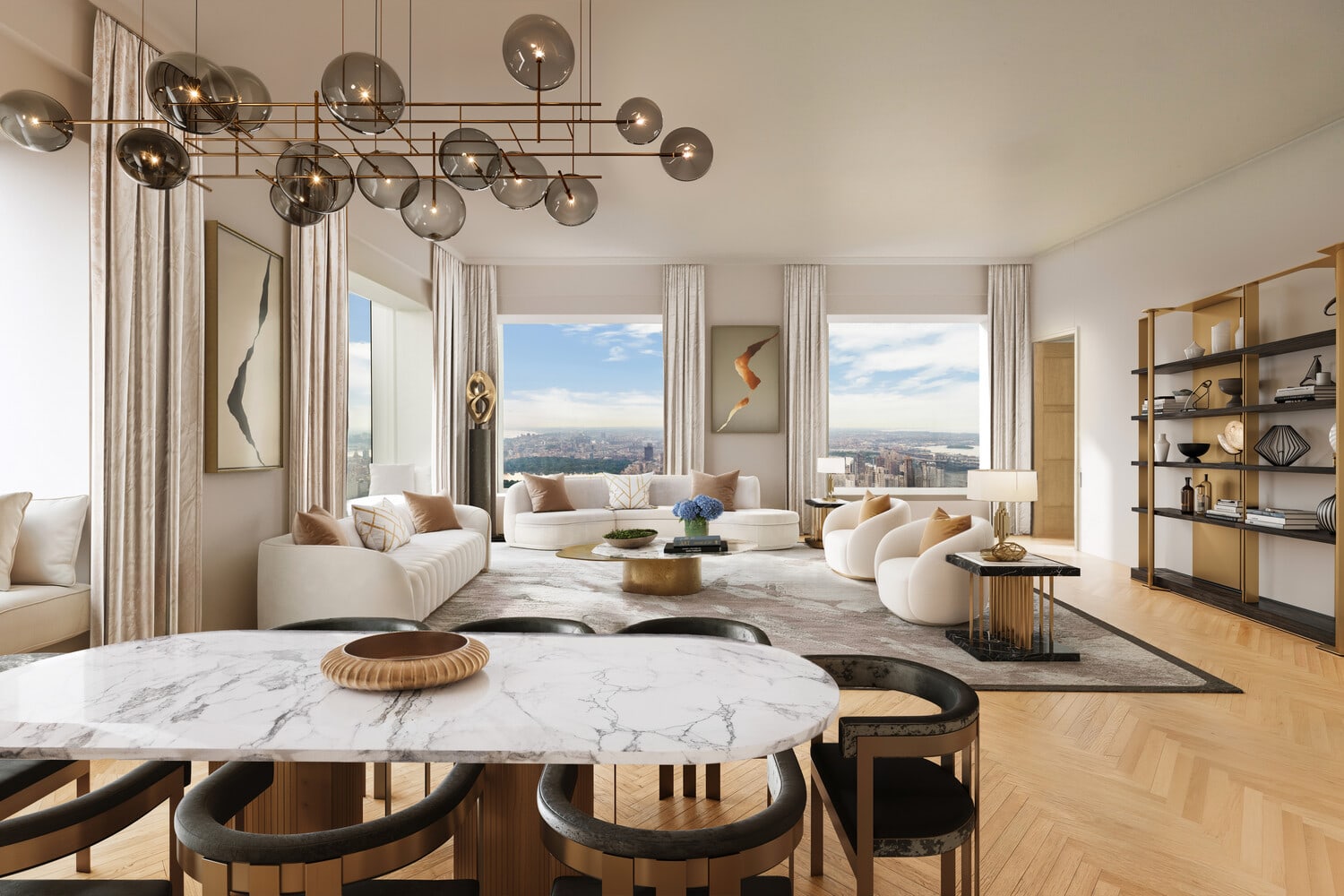 Apartment in 432 Park Avenue, New York, With Amazing Panoramic Views